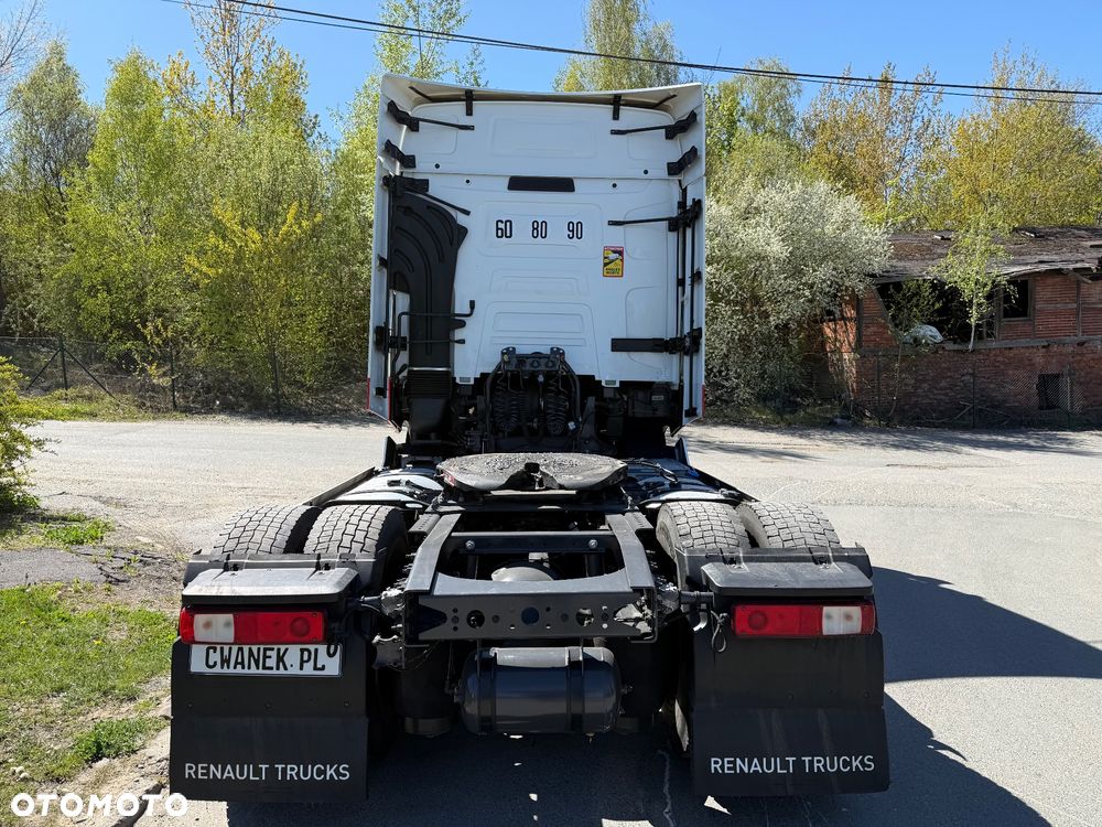 Renault T480 HIGH CAB* 01/2019* EU6* PO WYMIANIE SPRZĘGŁA, TURBO, KOMPRESORA* 2 BAKI* LODOWKA* ACC* KLIMA POSTOJOWA*TACHO GEN 2* Z FRANCJI* - 8
