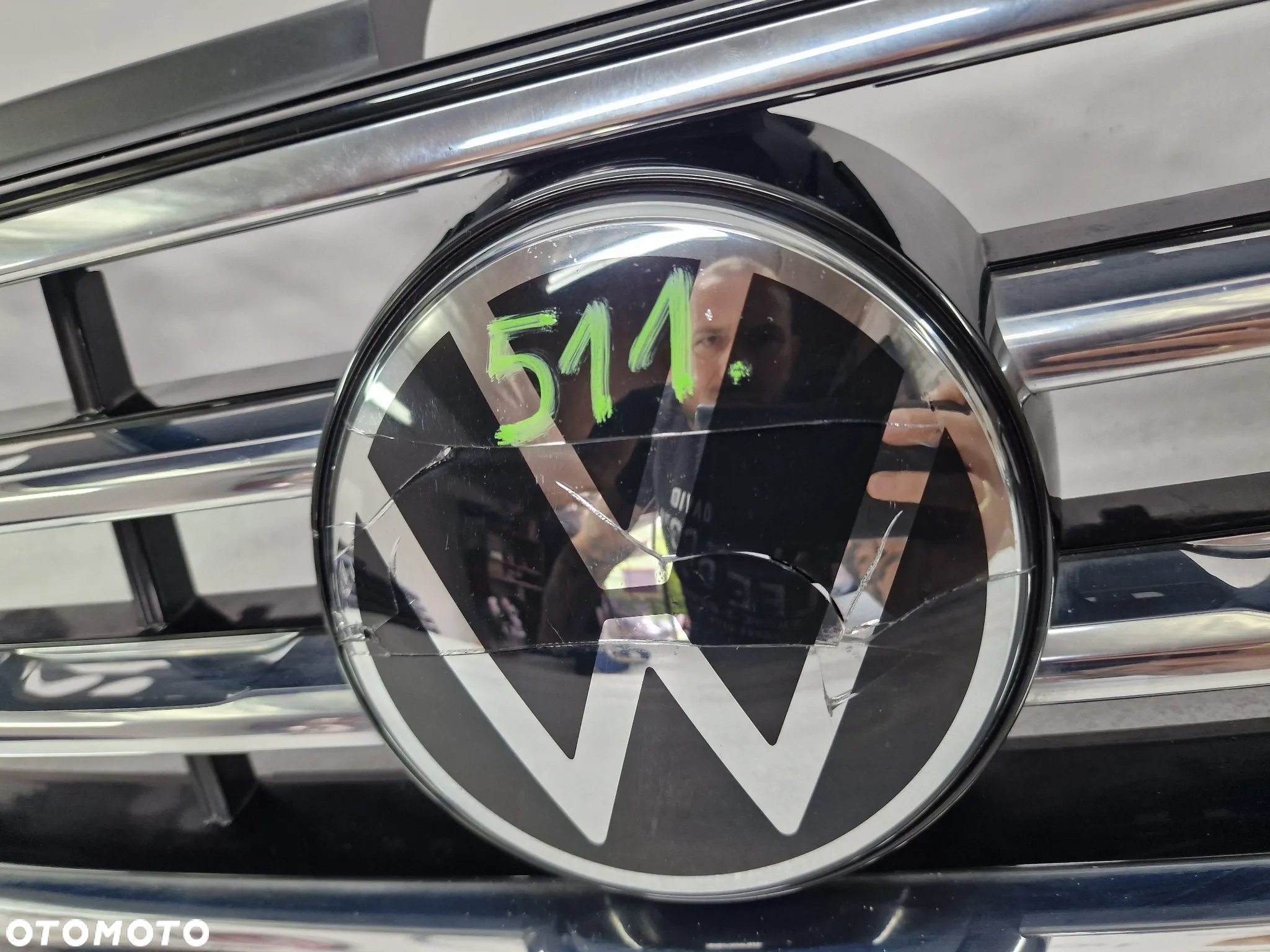 VW TIGUAN II LIFT R-LINE 5NA 20- ŁADNA ATRAPA / GRILL PRZEDNI PRZÓD , NR 5NA853651BE , NR AUKCJI GL511 - 12