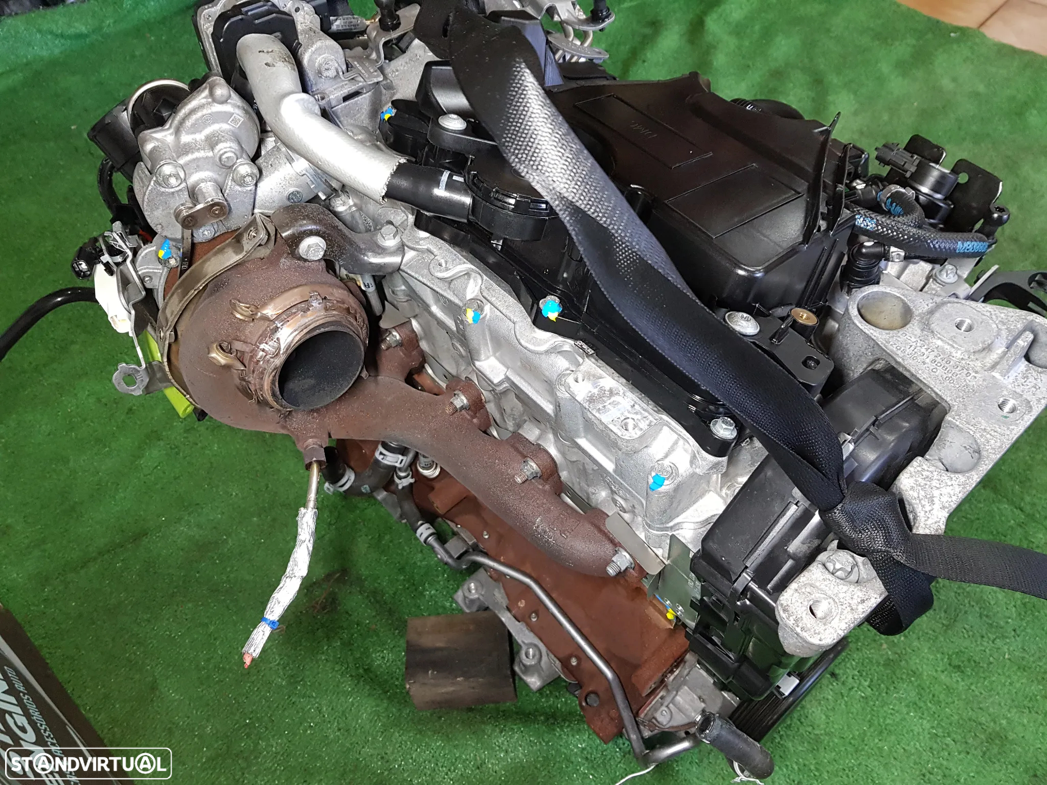 Motor 1.5 DCI Mercedes Classe A 180 CDI W177 CLA W118 Renault Megane IV Nissan K9K470 K9KH470 SEMI NOVO 2019-2024 - 8