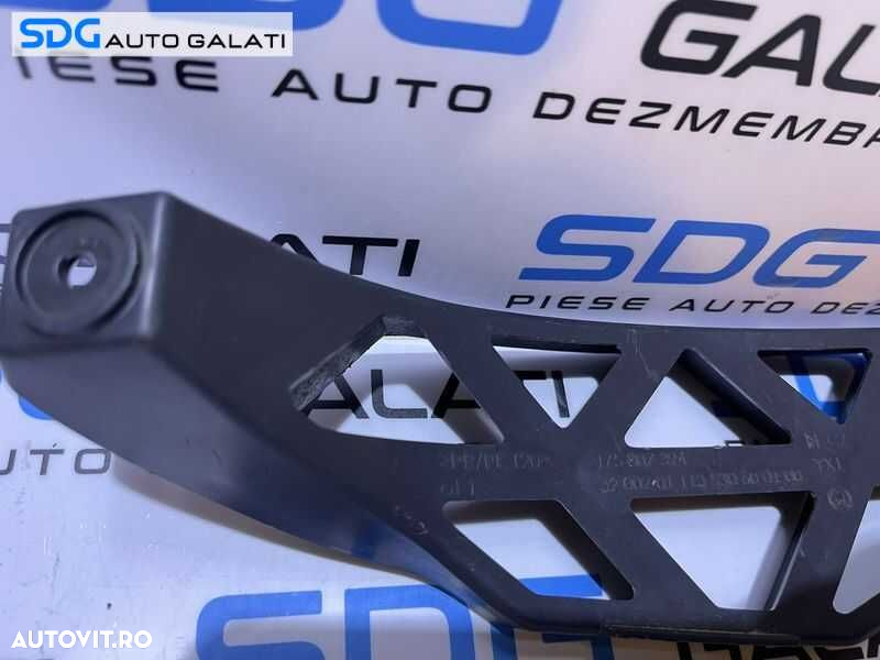 Suport Ghidaj Culisant Dreapta Spoiler Bara Spate Skoda Octavia 2 Facelift Hatchback Berlina 2008 - 2013 Cod 1Z5807394 - 7