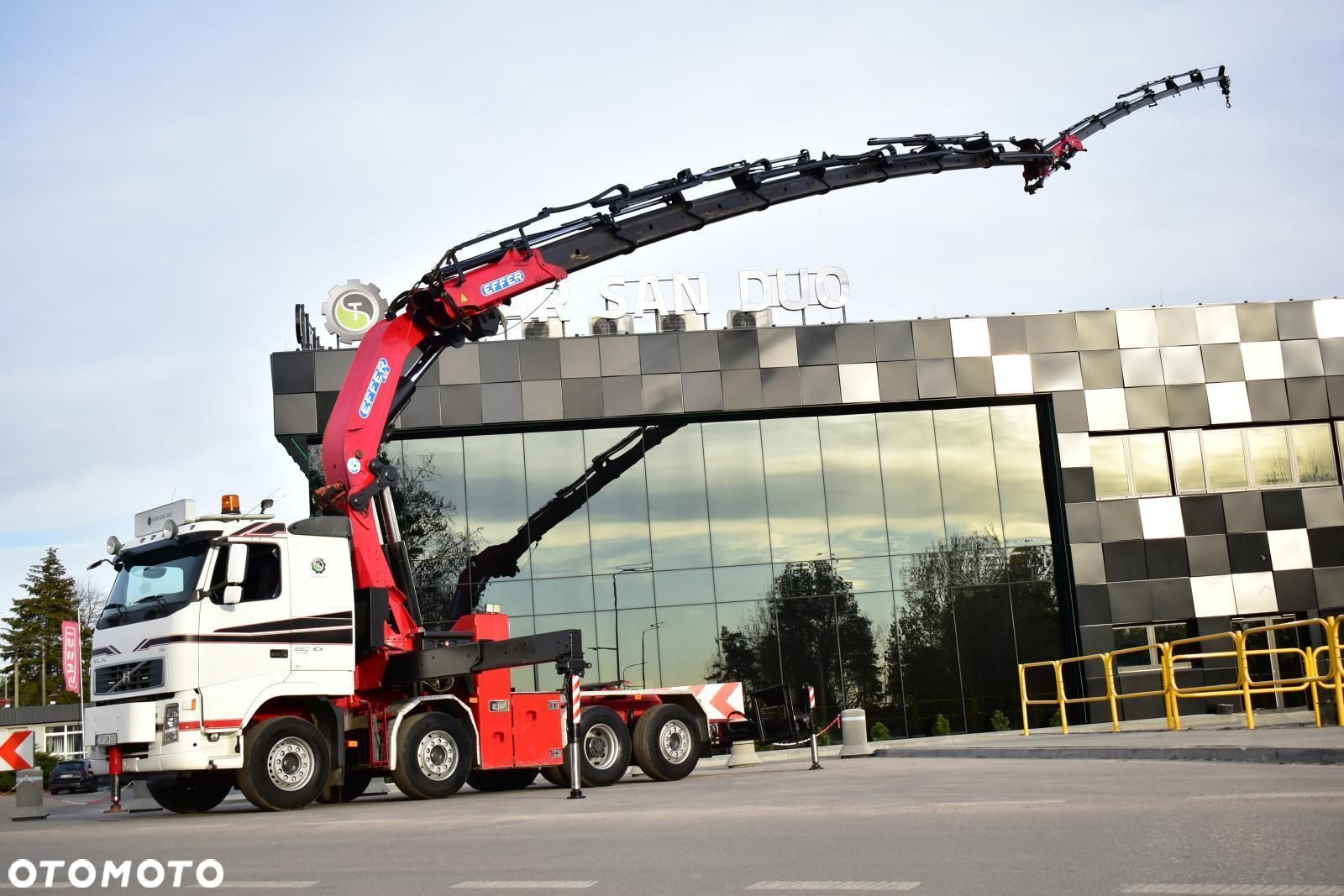 Volvo FH 520 8x2 EFFER 850 Fly Jib HDS Żuraw Wciągarka - 14