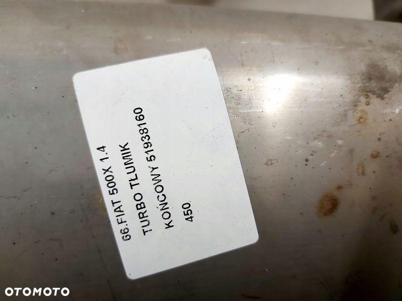 fiat 500x 1.4 t tłumik wydech końcowy 51938160 - 2