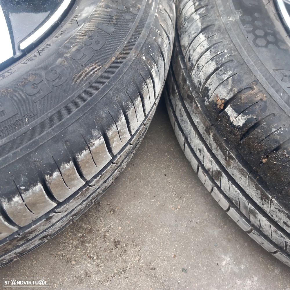 Jantes especiais 15 vw polo 6 com pneus bons 185 65 15 - 6
