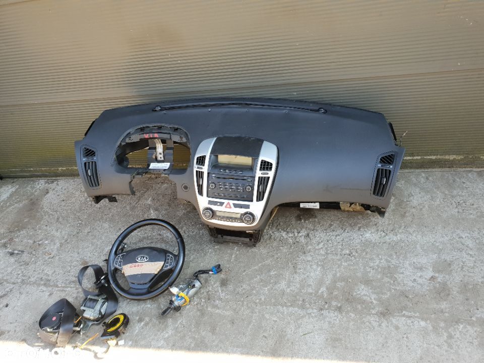 KONSOLA KIA CEED I LIFT 2X AIRBAG PASYX2 KPL RADOM B.ŁADNA - 2