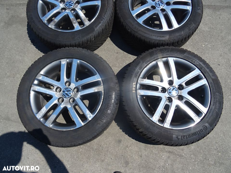 Vand Jante aliaj cu Cauciucuri Volkswagen Golf 6 205/55 R16 din 2011 cod: 1K0601025DF - 3