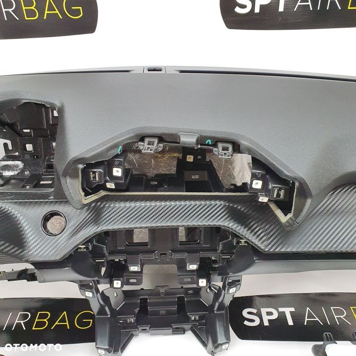 PEUGEOT 208 N.M. 2008 II DESKA ROZDZIELCZA KONSOLA KOKPIT PULPIT PODUSZKI AIRBAG AIR BAG PASY KIT SET - 4