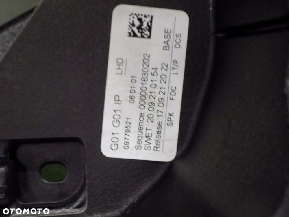 BMW G01 G02 DESKA KONSOLA ORYGINAŁ NIEREGEROWANA - 8