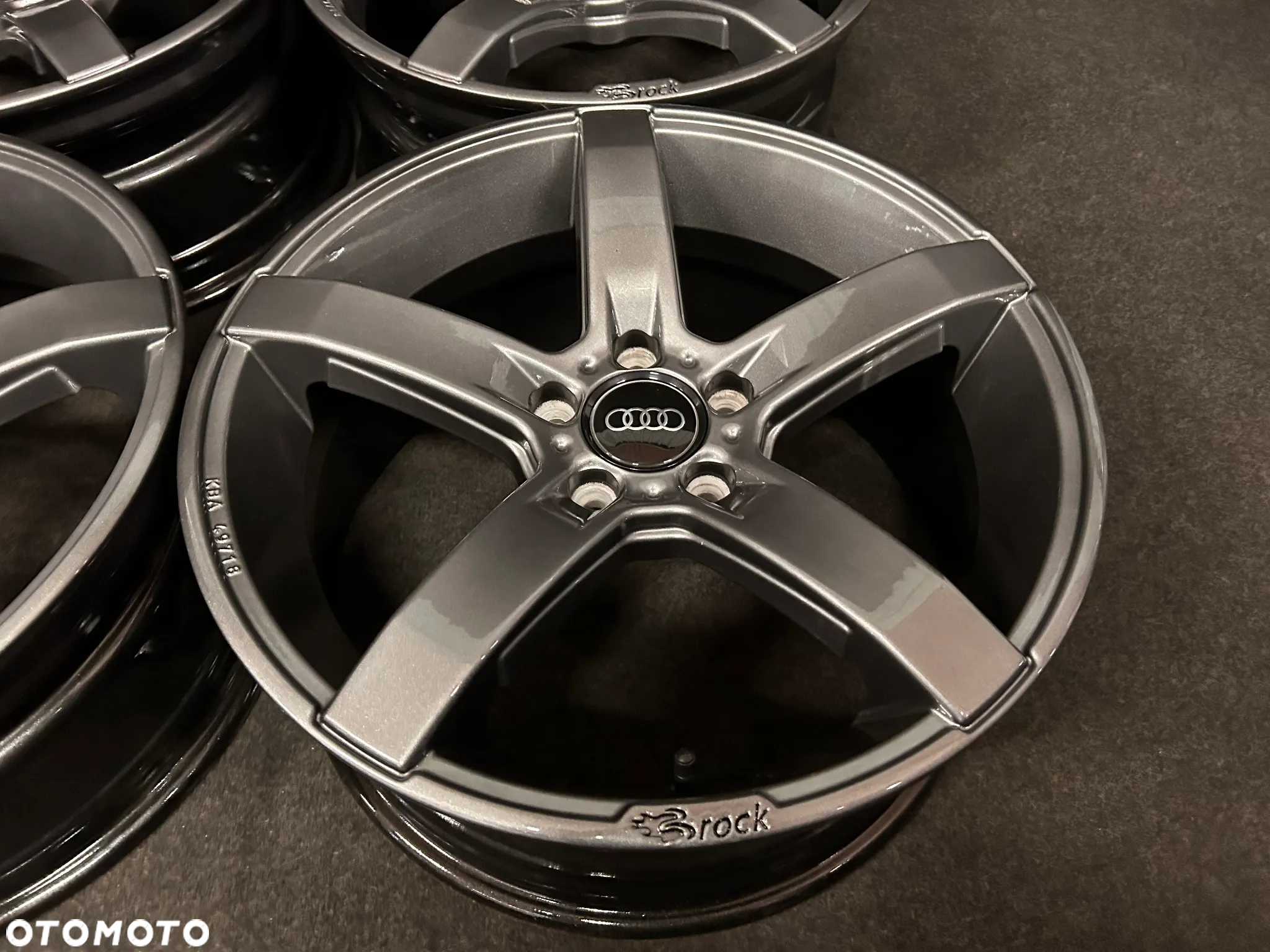 Alufelgi Brock Audi A4 B9, B8, A6 C7, C8, Q5 18 cali 5x112 4szt. Ładne! - 11