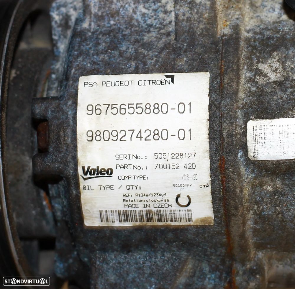 COMPRESSOR AC PEUGEOT 308 - 4