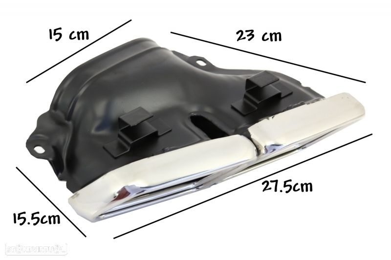 Difusor com Ponteiras Mercedes S W222 (2013 a 2017) - 6