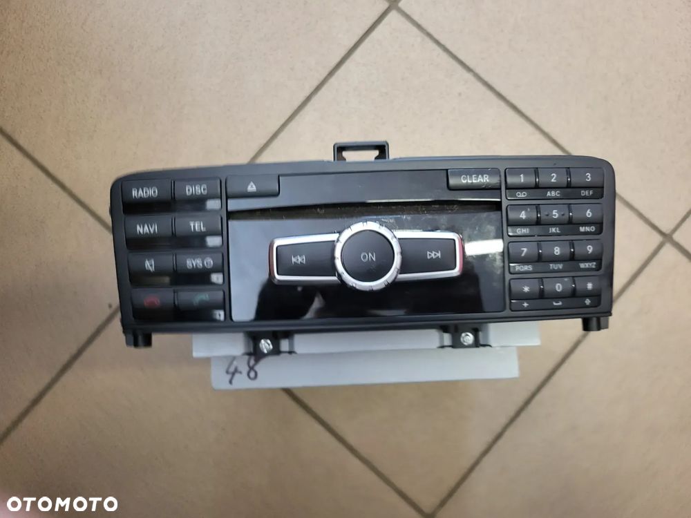 RADIO RADIOODTWARZACZ NAWIGACJA  MERCEDES W246 W176 W117  A1729006212 - 1