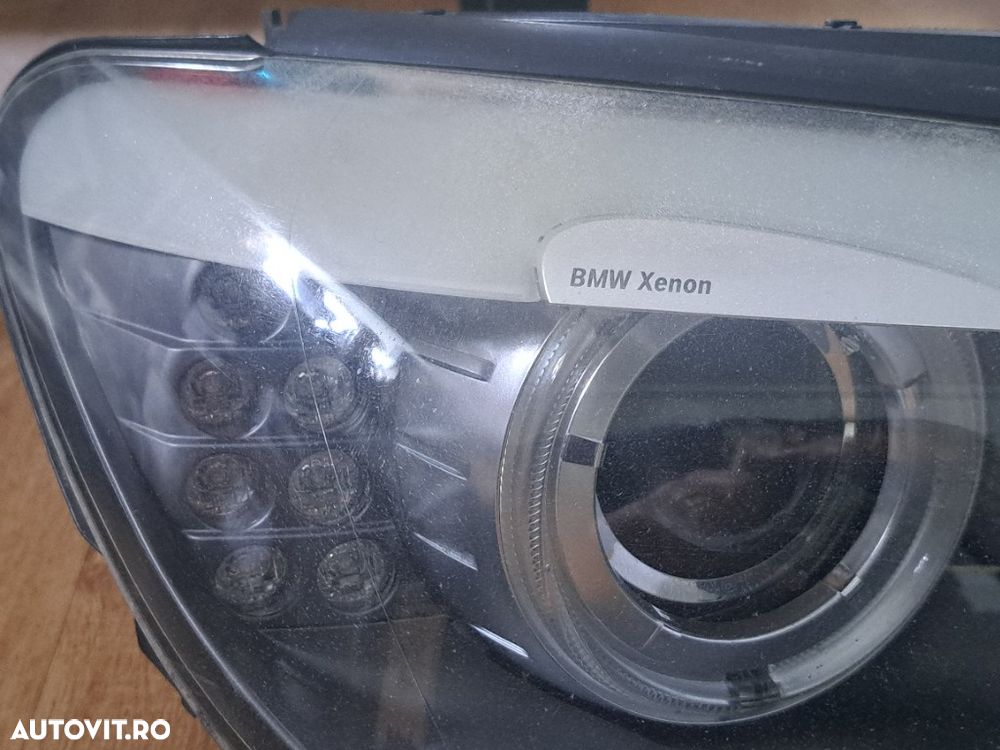 Far Dreapta Bi-Xenon BMW Seria 7 F01 F02 - Cod 7182140 - Original ZKW COMPLET (Defect prindere) - 3