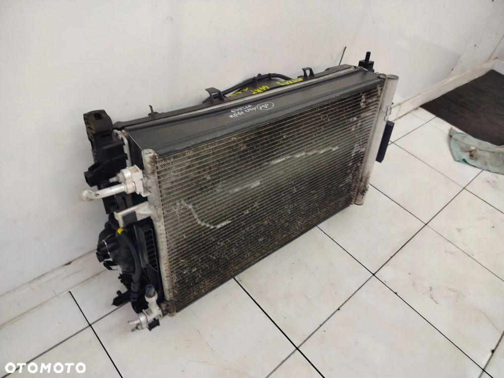 OPEL ASTRA J 09R- KOMPLET CHŁODNIC WENTYLATOR 1.6 BENZYNA AUTOMAT - 2