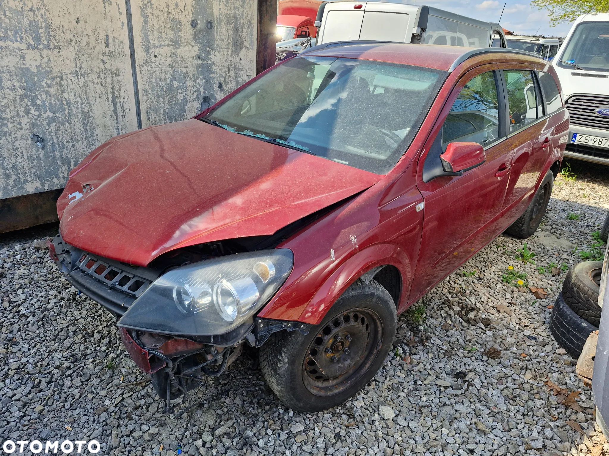 Opel Astra H III kolor Z50C maska pokrywa silnika klapa bagażnika zderzak lampa reflektor pas przedni stop lampy - 1