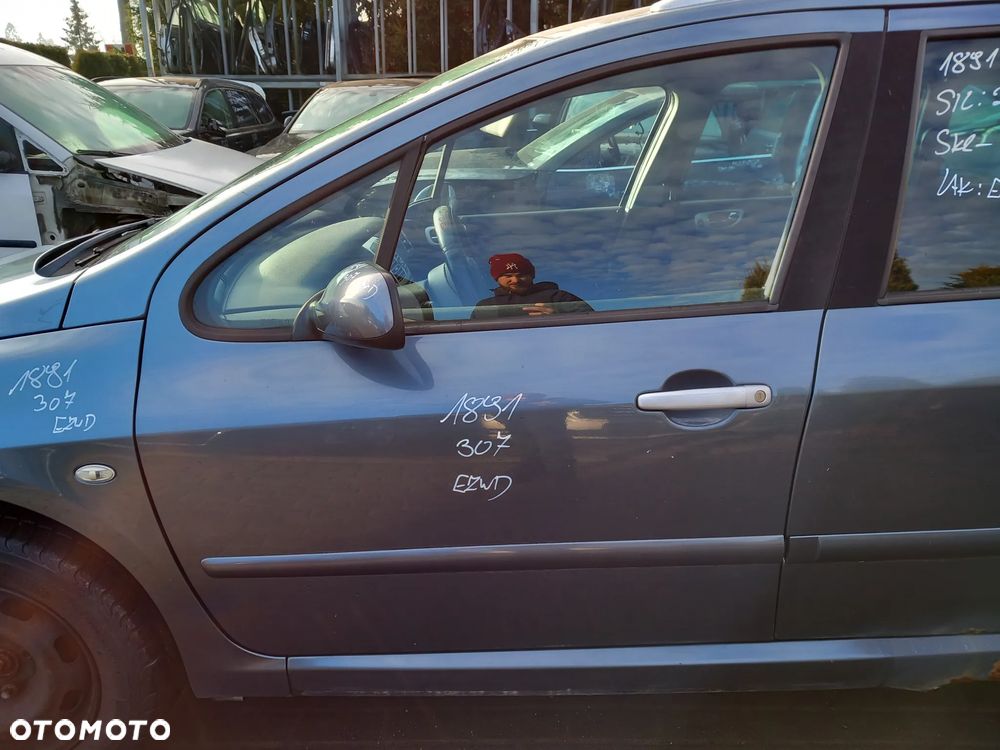 PEUGEOT 307 SW DRZWI LEWE PRZEDNIE LEWY PRZÓD KOLOR: EZWD - 1