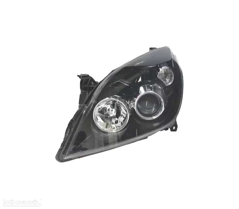 FAROL ESQ OPEL VECTRA C 05-08 FUNDO NEGRO - 1