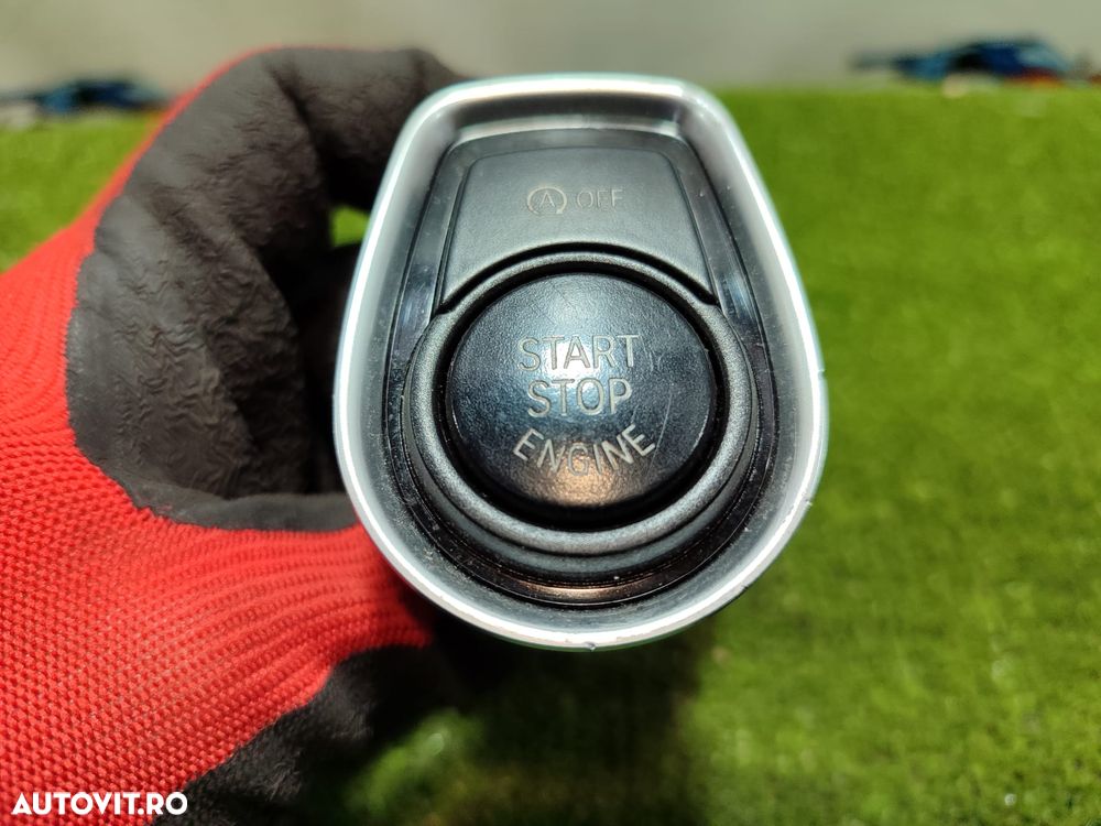 BUTON START / STOP BMW SERIA 1 F20 118D SE 2.0 DIESEL 2012 COD OEM 9250734 / 9250734-02 / HATCHBACK 2011-2019 - 2