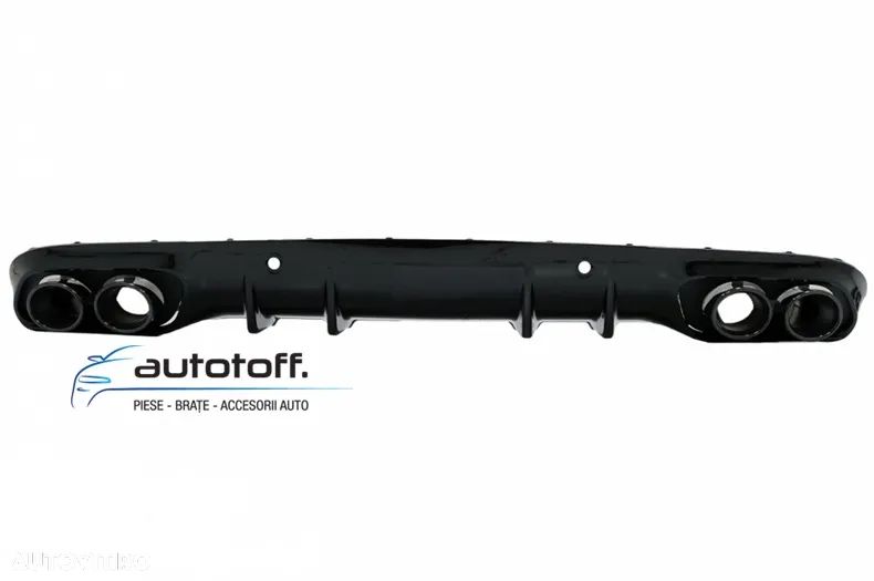 Bara fata si Difuzor bara spate Mercedes C-Class C205 A205 (14-19) C43 Design - 5