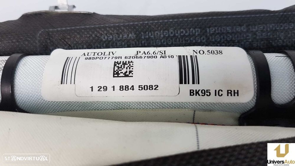 AIRBAG CORTINA FRENTE DIREITO RENAULT MEGANE III BERLINA 5 P BOSE EDITION - 3