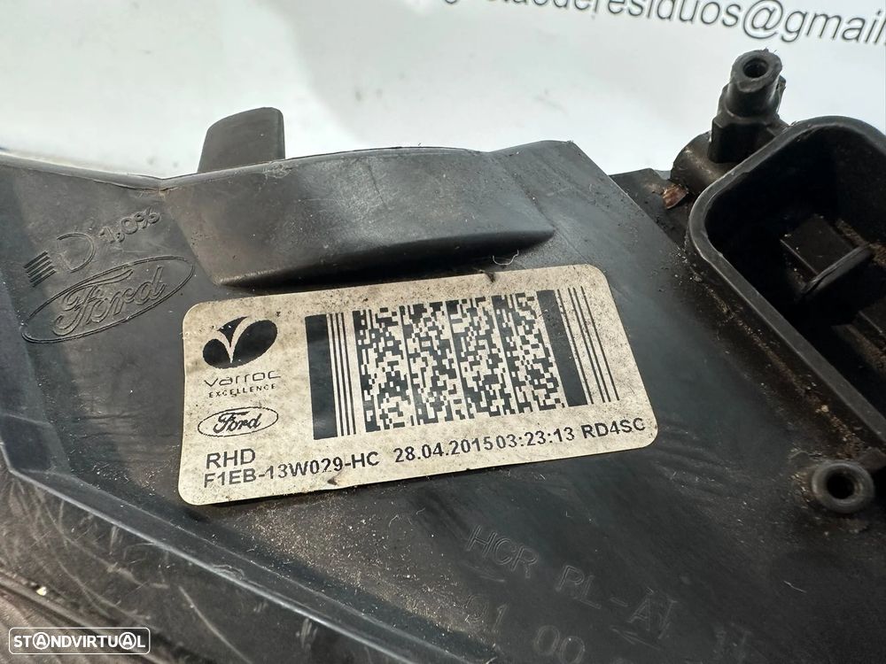 .Conjunto Otica Farois Frontal Frente Esquerda Direita Halogenio Original Ford Focus Mk3 Facelift F1EB-13W029-HC 20-201-01171 2014 - 2019 - 15