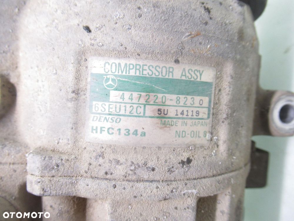 KOMPRESOR KLIMATYZACJI MERCEDES W168 1.6 4472208230 6SEU12C - 4