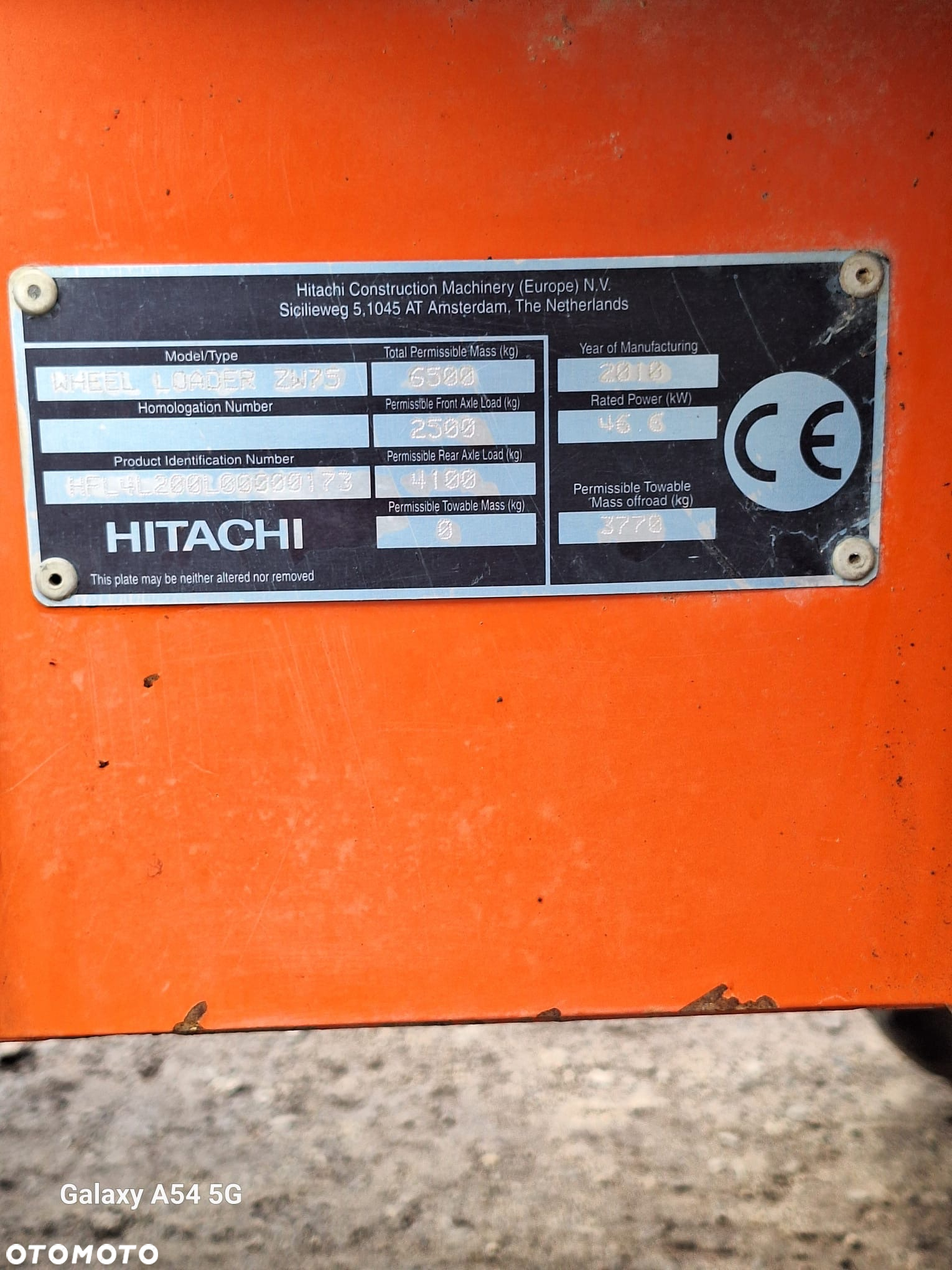 Hitachi ZW75 - 4