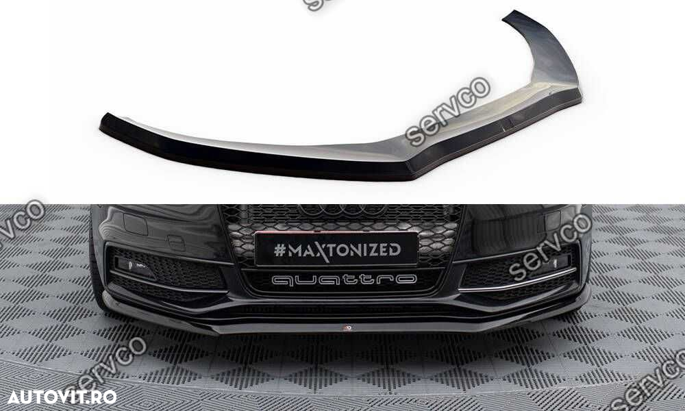 Prelungire bara fata Audi A4 SLINE S4 B8 2012-2016 v6 - Maxton Design - 6