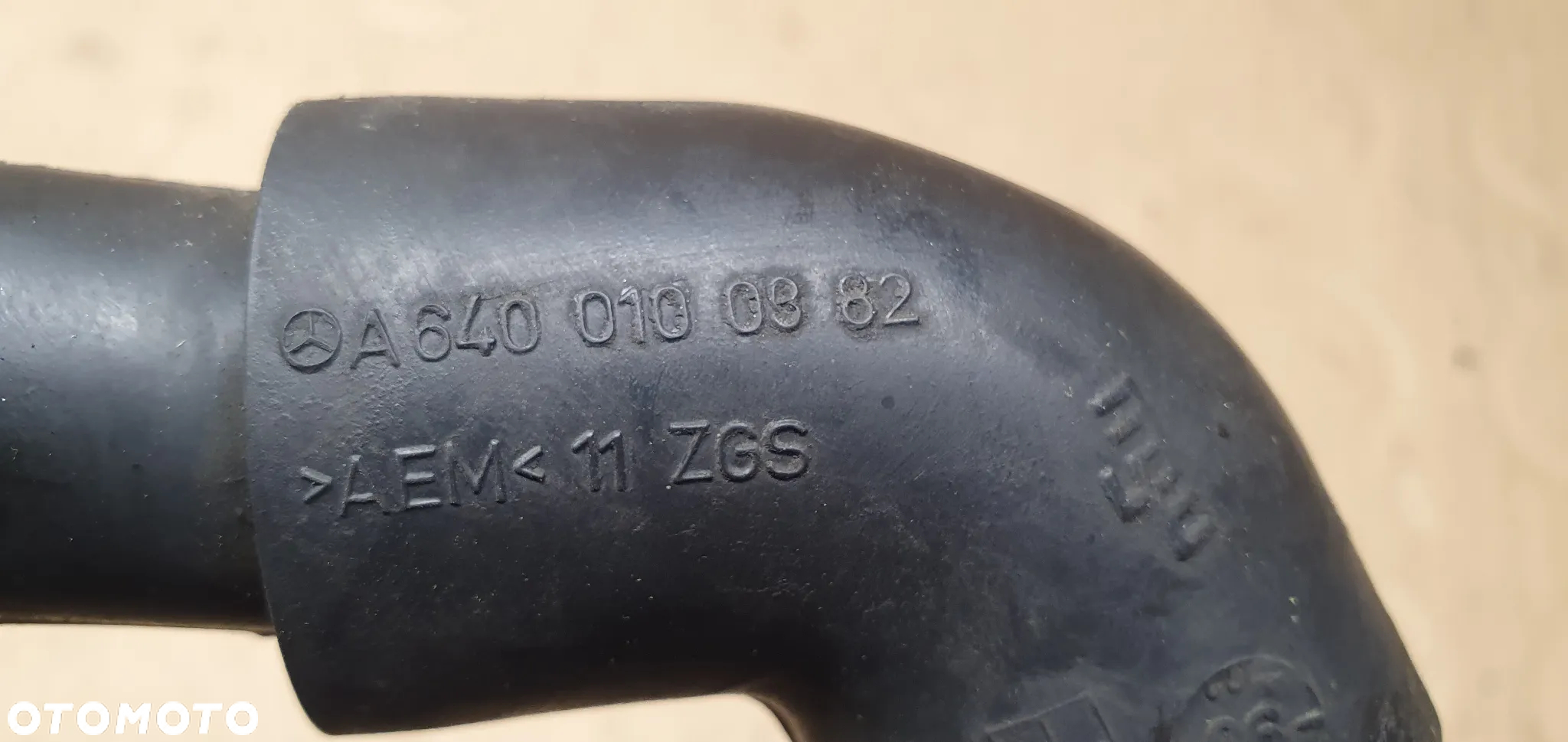 Rurka wąż przewód odmy Mercedes W169 2.0 CDI A6400100382 - 5