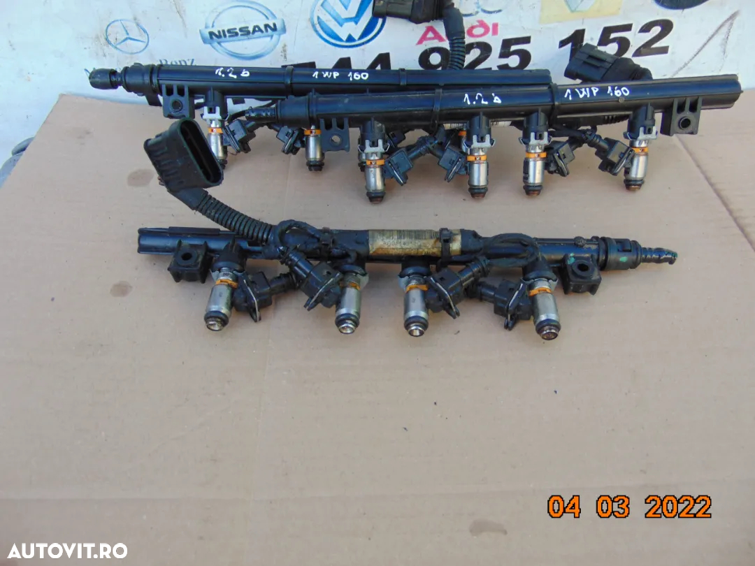 Rampa injectoare Fiat 500 1.2 benzina 2013-2021 Tipo panda 500l 500c 500x punte evo alfa romeo mito - 7