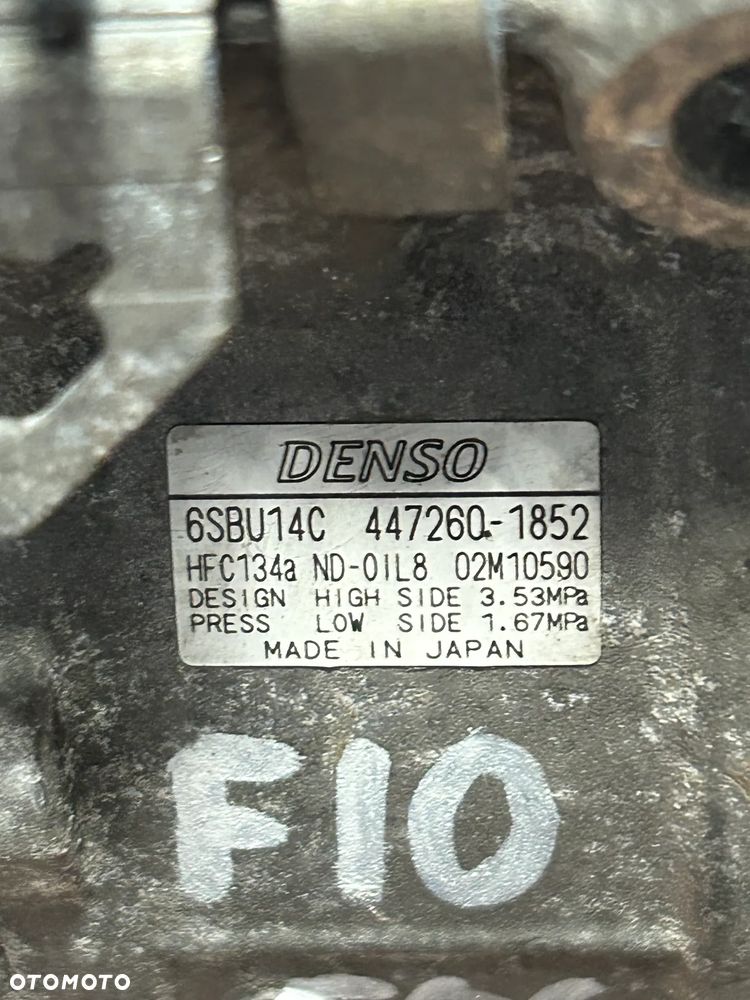 SPRĘŻARKA KLIMATYZACJI BMW 3 E90 E91 2.0D LIFT 6SBU14C - 2