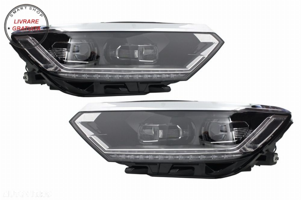 Faruri LED si Stopuri VW Passat B8 3G (2014-2019) Matrix Look R line cu semnal din- livrare gratuita - 10