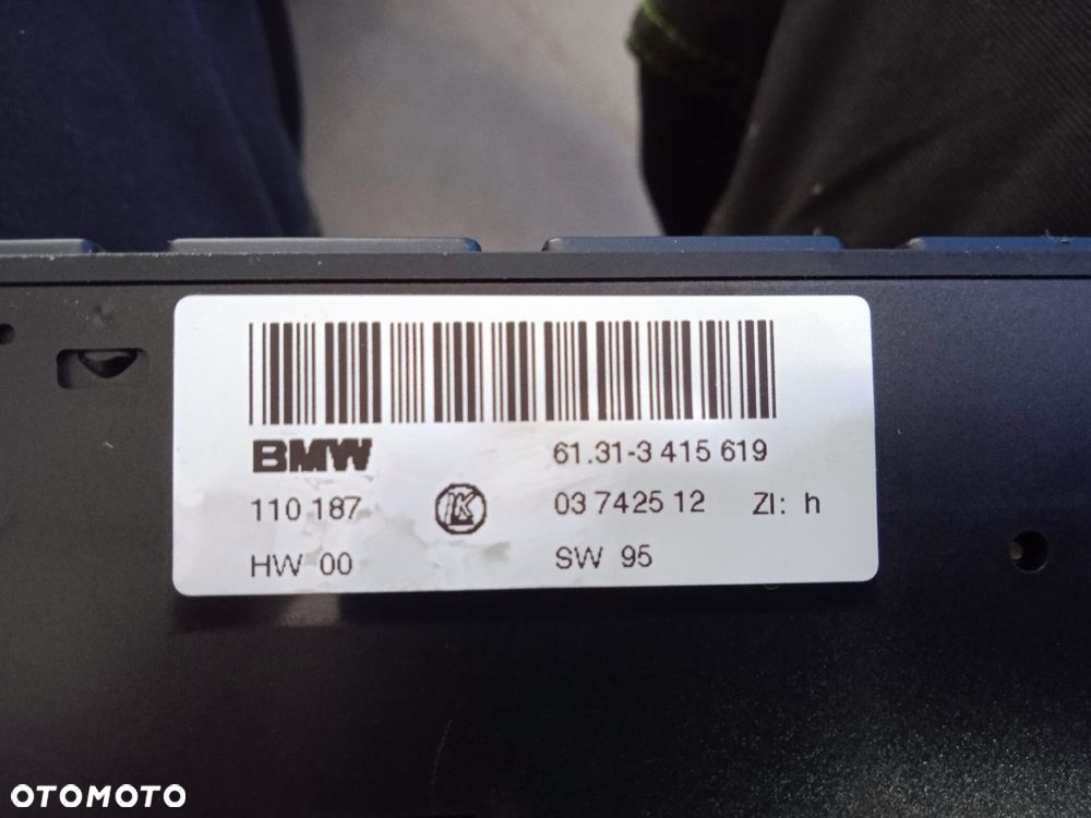 Panel sterowania PDC DSC podgrzewania foteli BMW X3 61313415619 - 2