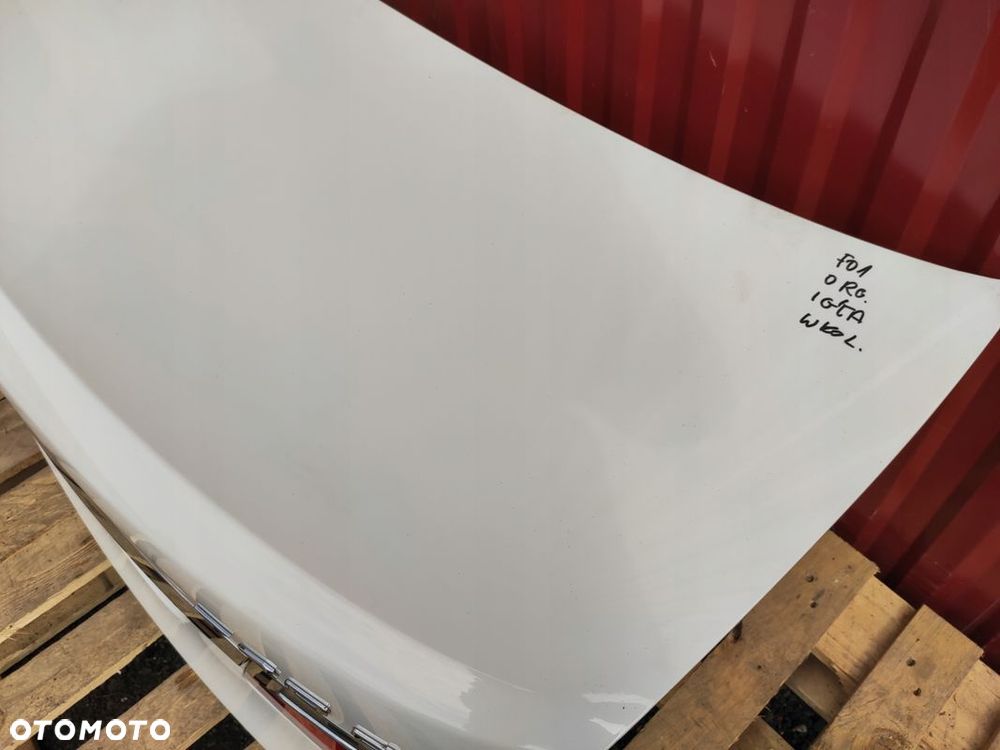 BMW 7 F01 SEDAN KLAPA BAGAŻNIKA A300 ALPINEWEISS ORYGINAŁ IGŁA W KOLOR - 4