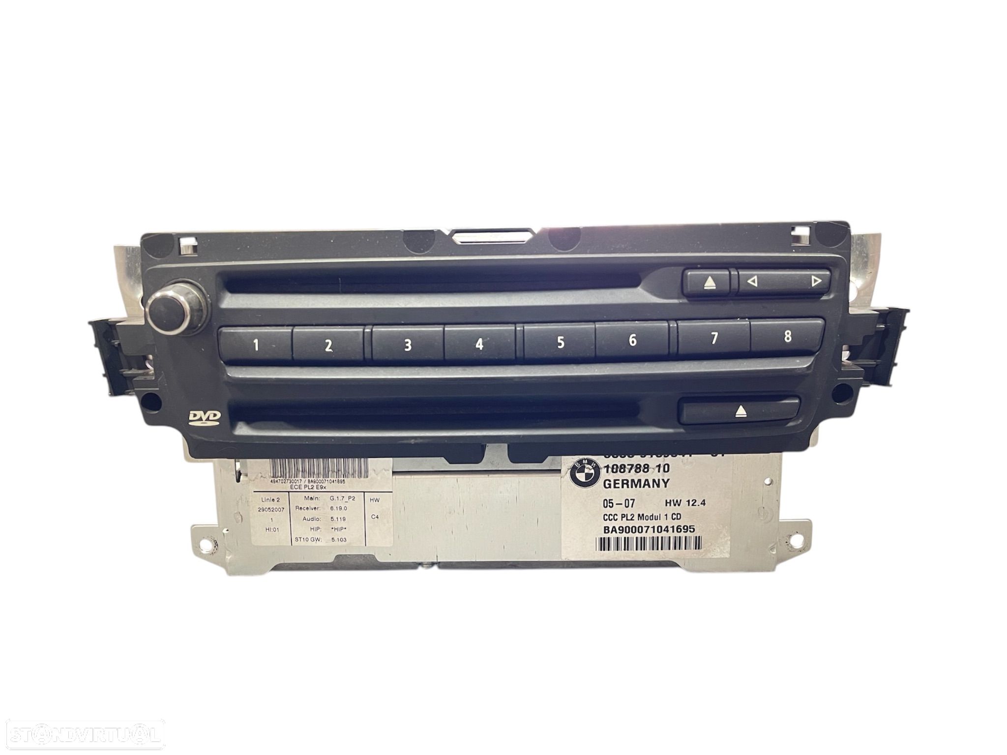 Rádio Bmw E90 E91 E92 E93 Serie 3 Ccc Cd Professional Sat Nav  9159041 - 1