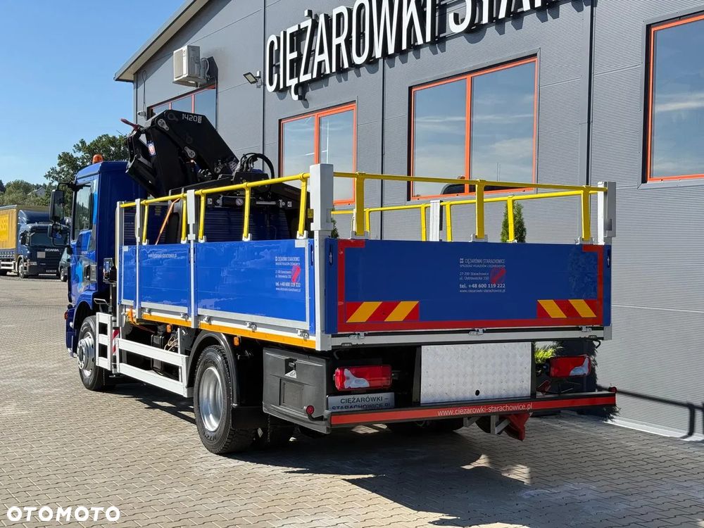 MAN TGM 15.250 skrzynia z żurawiem // E6 // Klimatyzacja / HMF 1420 K1 HDS dzwig kran crane budowlanka - 6