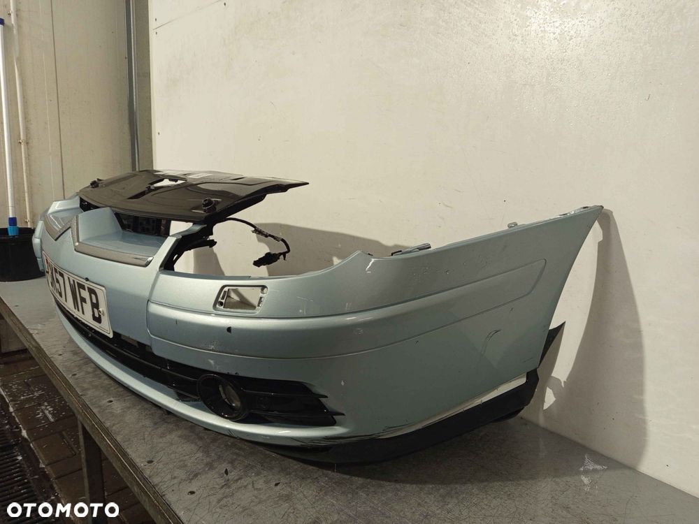 + ZDERZAK PRZÓD PRZEDNI CITROEN C5 I 1 LIFT FL EYL EYLC BŁĘKITNY SPRYSKIWACZE LAMP XENON HALOGENY - 2