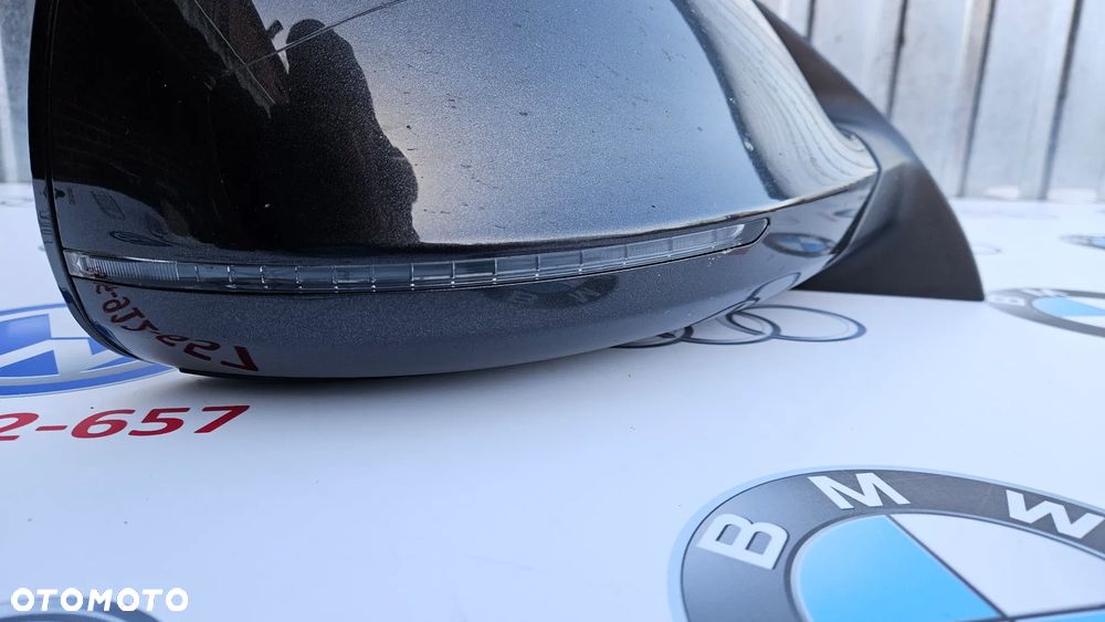 Audi Q7 4L Lusterko zewnętrzne Prawe 13+4 PIN Kabli Składane Grzane Fotochrom Asystent LZ7L - 16
