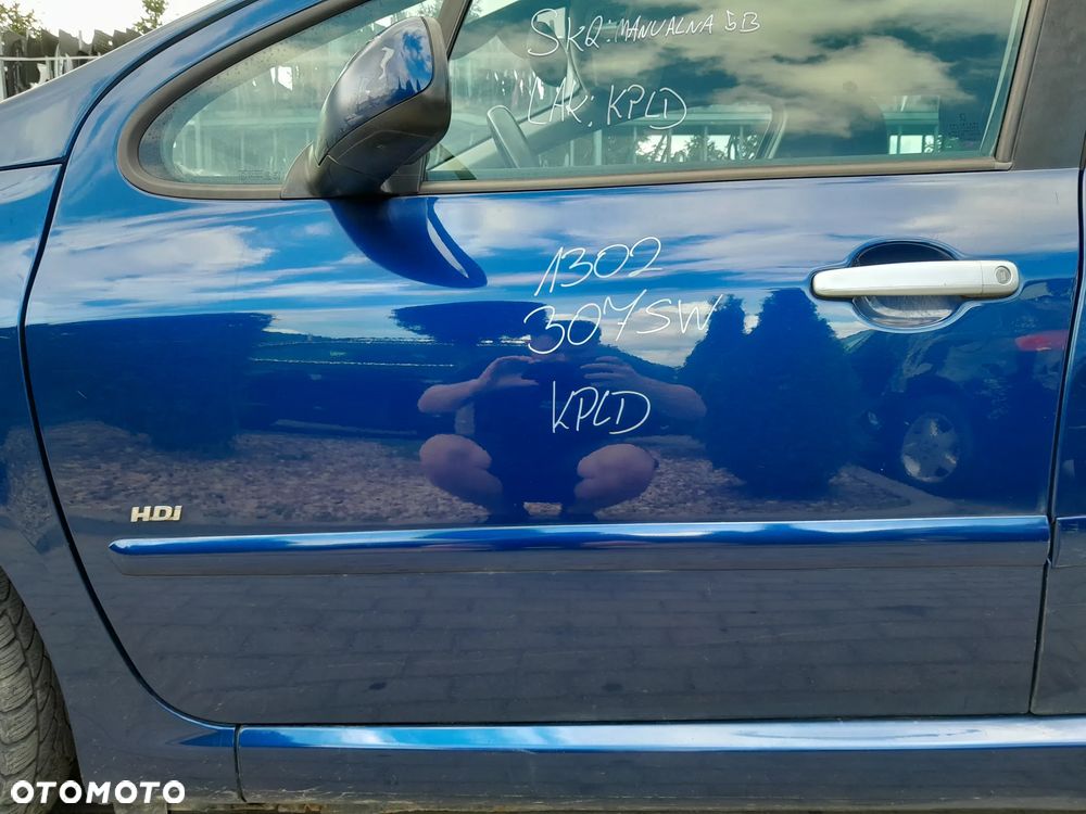 PEUGEOT 307 SW LIFT DRZWI LEWE PRZEDNIE LEWY PRZÓD KOLOR: KPLD - 1