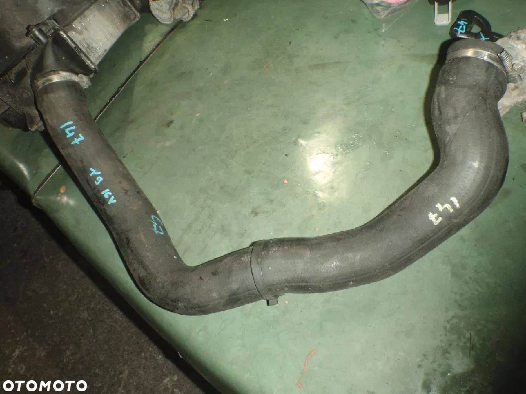 intercooler przewód chłodnica chłodniczka alfa romeo gt 147 / 156 1.9 - 2