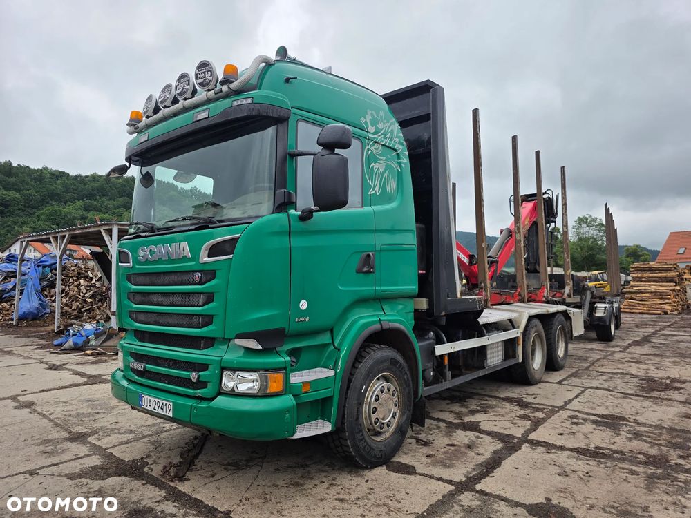 Scania R580 6x4 do lasu przewozu drewna - 1