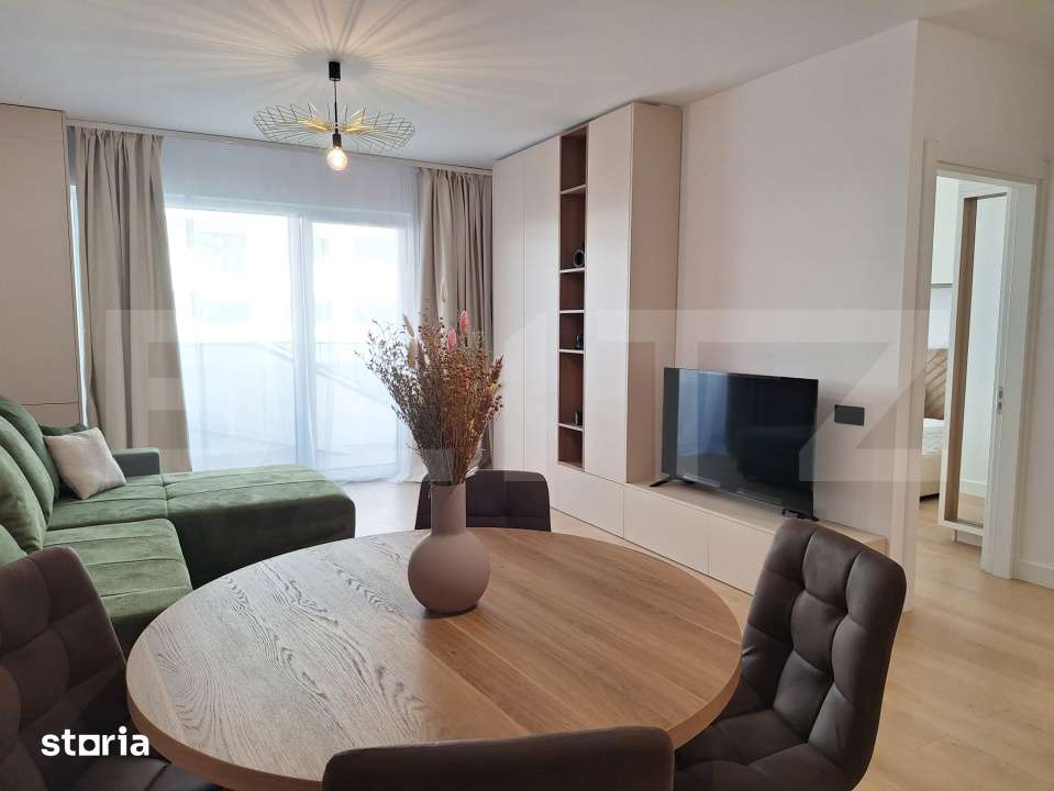 Apartament lux 2 camere, 45 mp, terasa 10 mp, etaj intermediar, garaj — fotografia 3