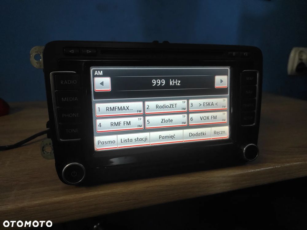 RADIO ODTWARZACZ NAWIGACJA VW RNS 510 2 DIN 1T035680AX VW PASSAT B6 B7 CC SIROCCO GOLF 5 6 POLO 5 JETTA TIGUAN TOURAN CADDY EOS TRANSPORTER T5 T6 ROZKODOWANE WYSYŁKA !!!!! - 2
