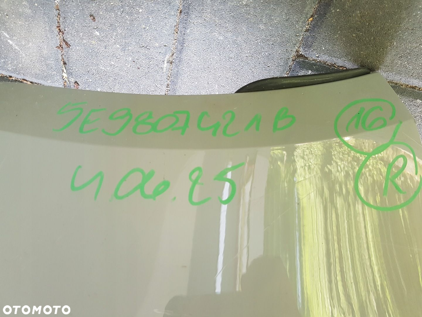 SKODA OCTAVIA 3 III RS KOMBI COMBI zderzak tył spoiler tył 5E9807421B - 9