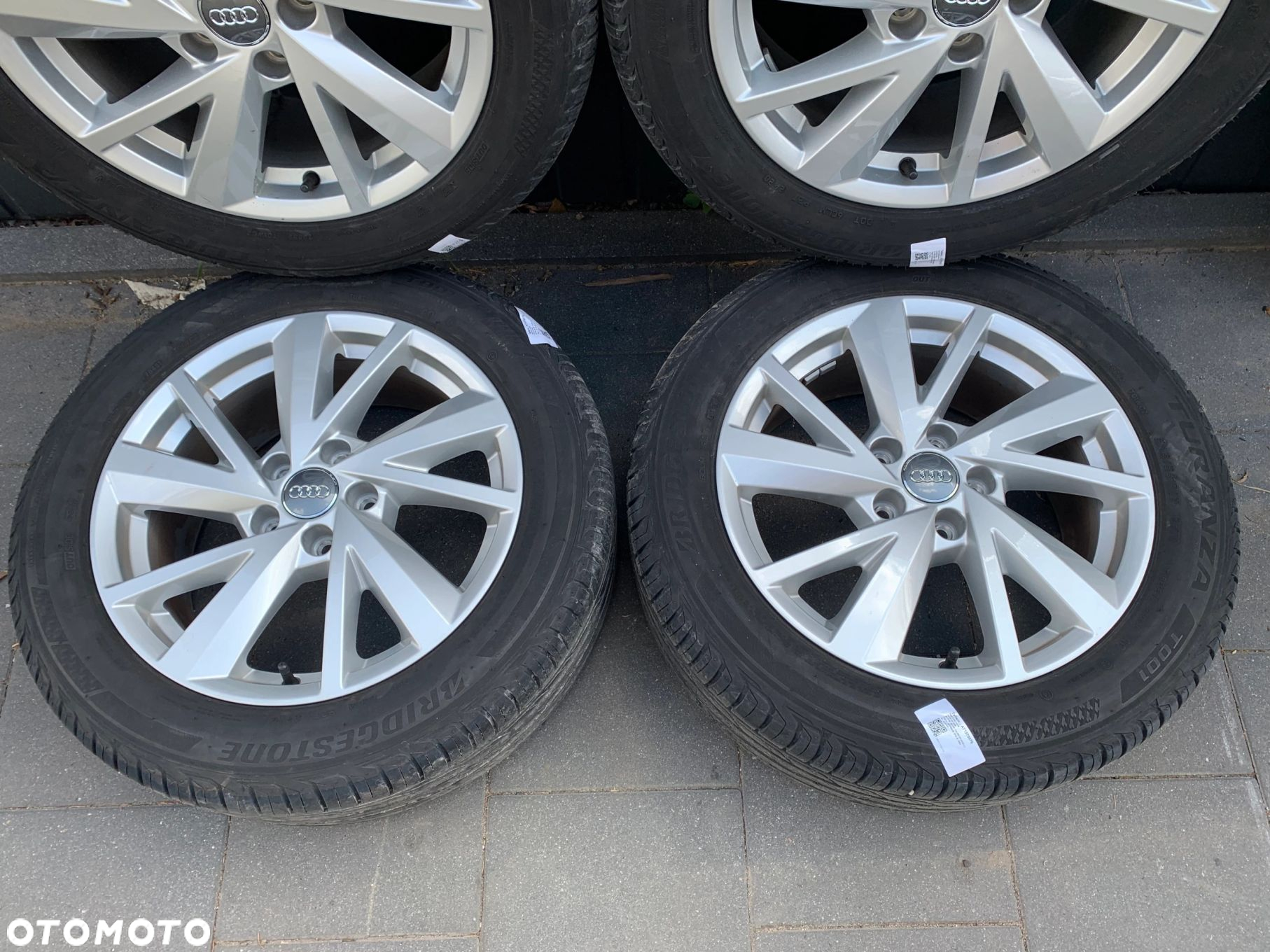 KOŁA FELGI OPONY 17 LATO BRIDGESTONE TURANZA AUDI Q2 81A 215/55/17 JAK NOWE 81A601025C - 3
