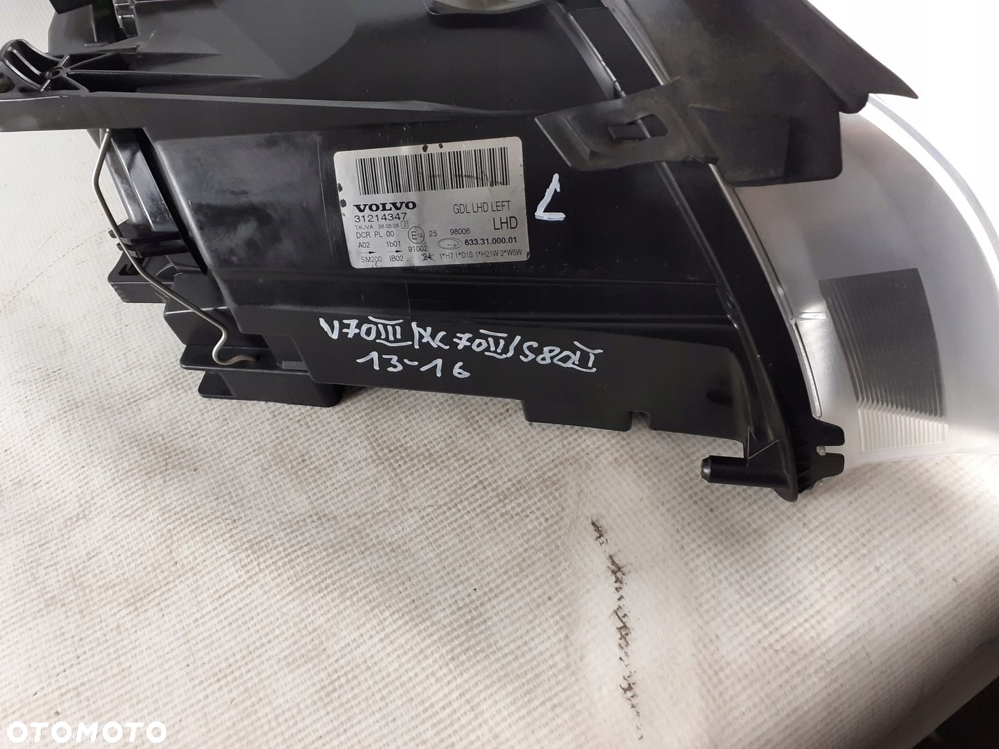 Lampa lewa przód Volvo XC70 V70 S80 xenon 07-13r. - 5