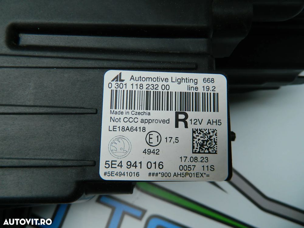 Far dreapta Full Led Skoda Octavia 4 IV an 2020-2023 cod 5E4941016 - 6