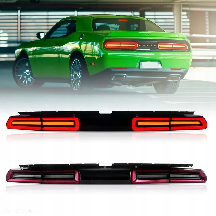 Lampy tyl Blenda kpl Red Vland Led LIFT look europa Dodge Challenger 08-14 - 5