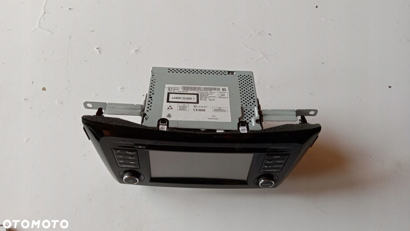 Radio nawi 7513750231 NISSAN QASHQAI II J11 - 1