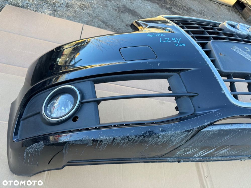 audi a6 c6 lift sline zderzak przód przedni grill xenon lz9y kompletny - 12
