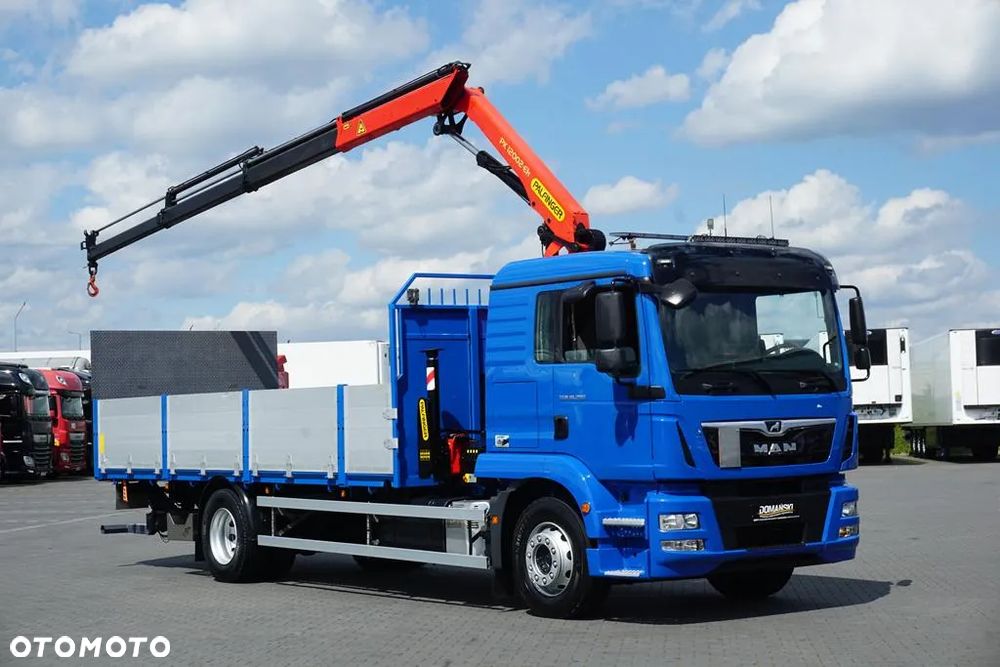 MAN TGM / 18.290  / SKRZYNIOWY + HDS + WINDA / PALFINGER PK 12002 / WYSIĘG 10 M - 2